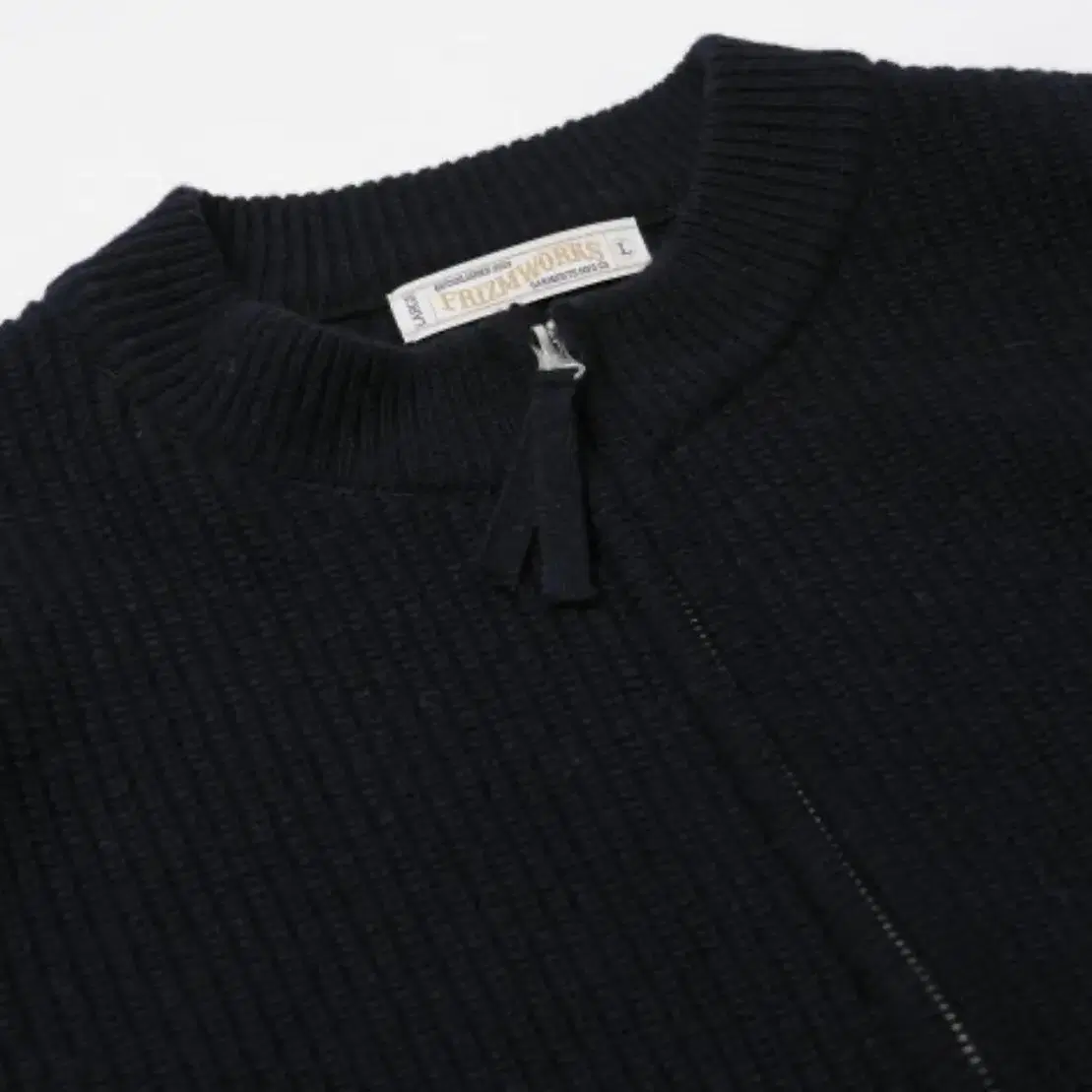 프리즘웍스 WOOL DECK ZIP UP CARDIGAN _ NAVY