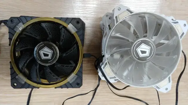 120mm팬 7개 일괄 팝니다(id cooling)