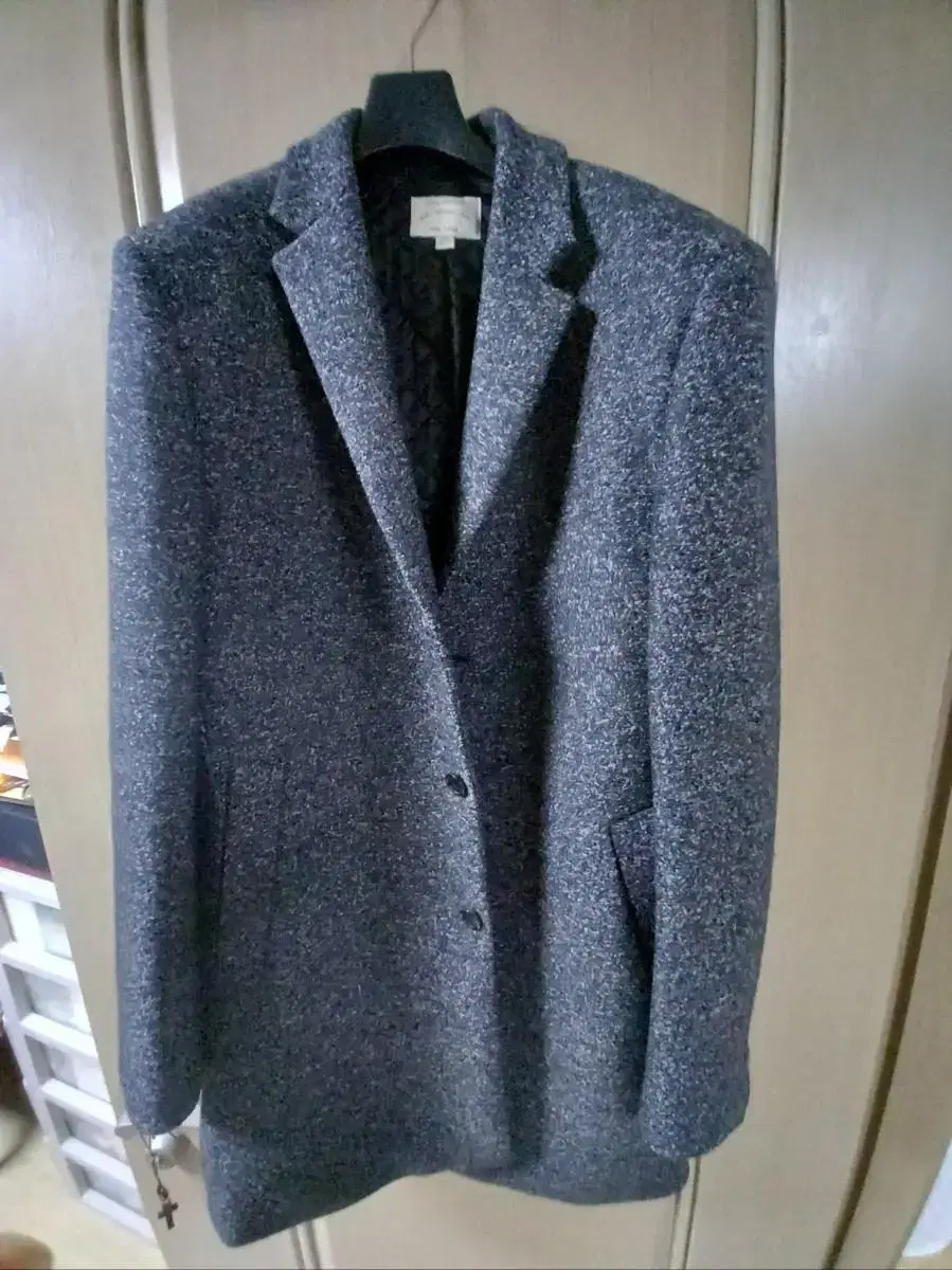 Men's Club Monaco wool coat with suit pants