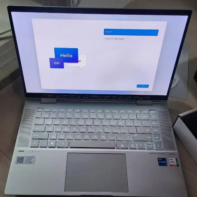HP 엔비 x360 15.6인치  i7, 화면터치가능, 접이식노트북