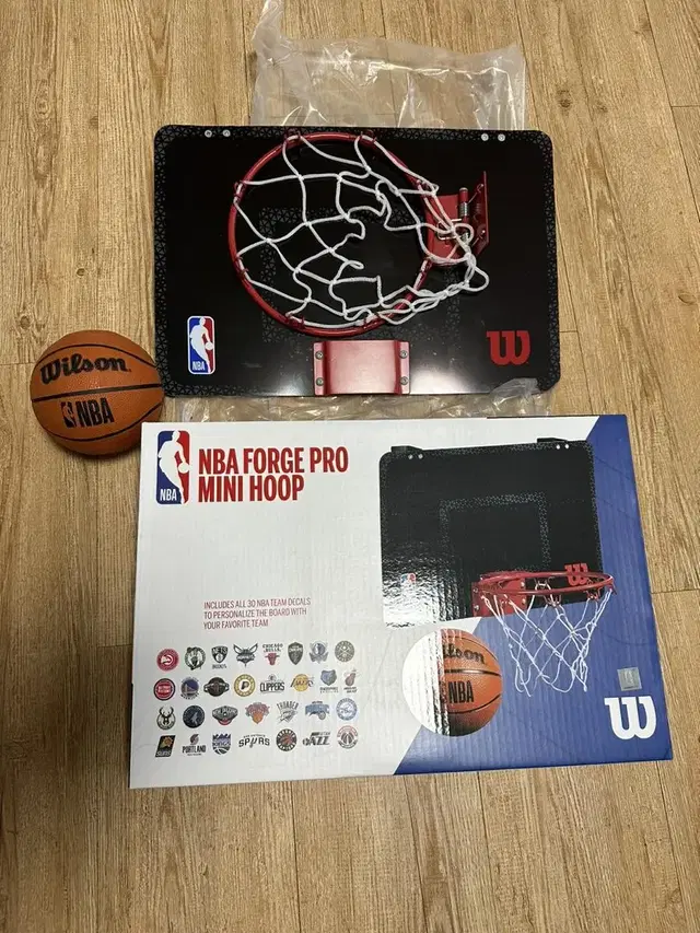 윌슨 NBA FORGE PRO MINI HOOP 벽걸이 미니골대