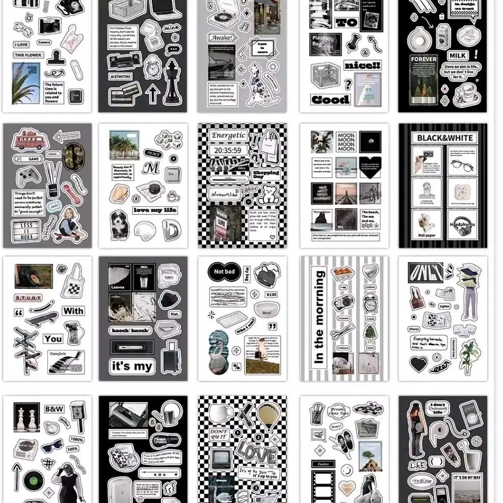 20장]감성 오브젝트 스티커 스티커북 스크랩 다꾸