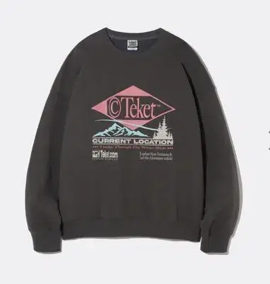 테켓 맨투맨 RESORT SWEATSHIRT-CHARCOAL