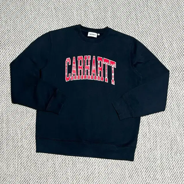 [ S ] Carhartt 칼하트 네이비 기모 맨투맨