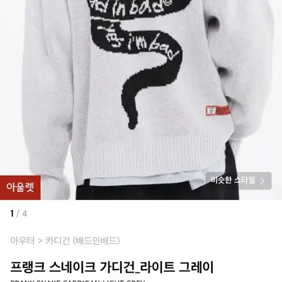 배드인배드 가디건