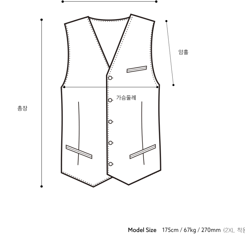 신상품 xl 2xl 3xl 4xl 5xl 3컬러 패딩조끼 택포