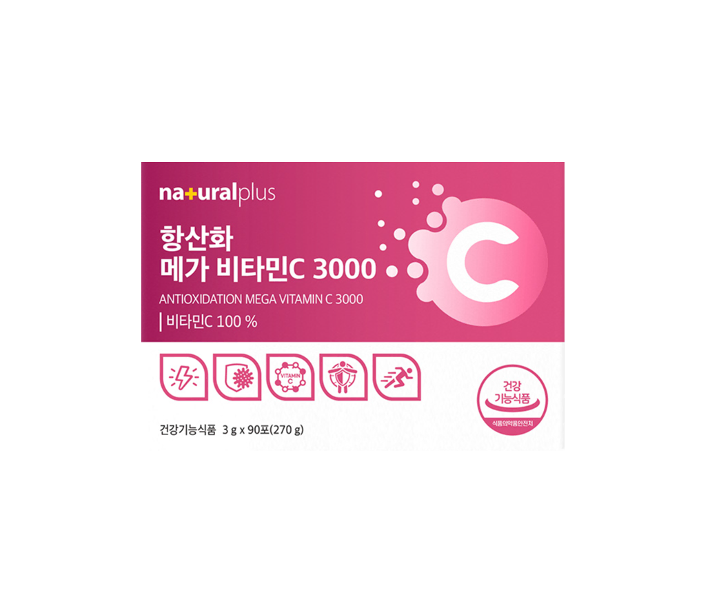 (90포 x 2박스) 내츄럴플러스 항산화 메가 비타민C 3000