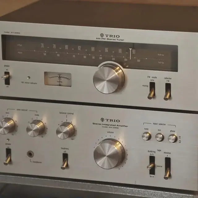 트리오 KA-3300 빈티지 앰프 + 트리오 KT-3300 튜너