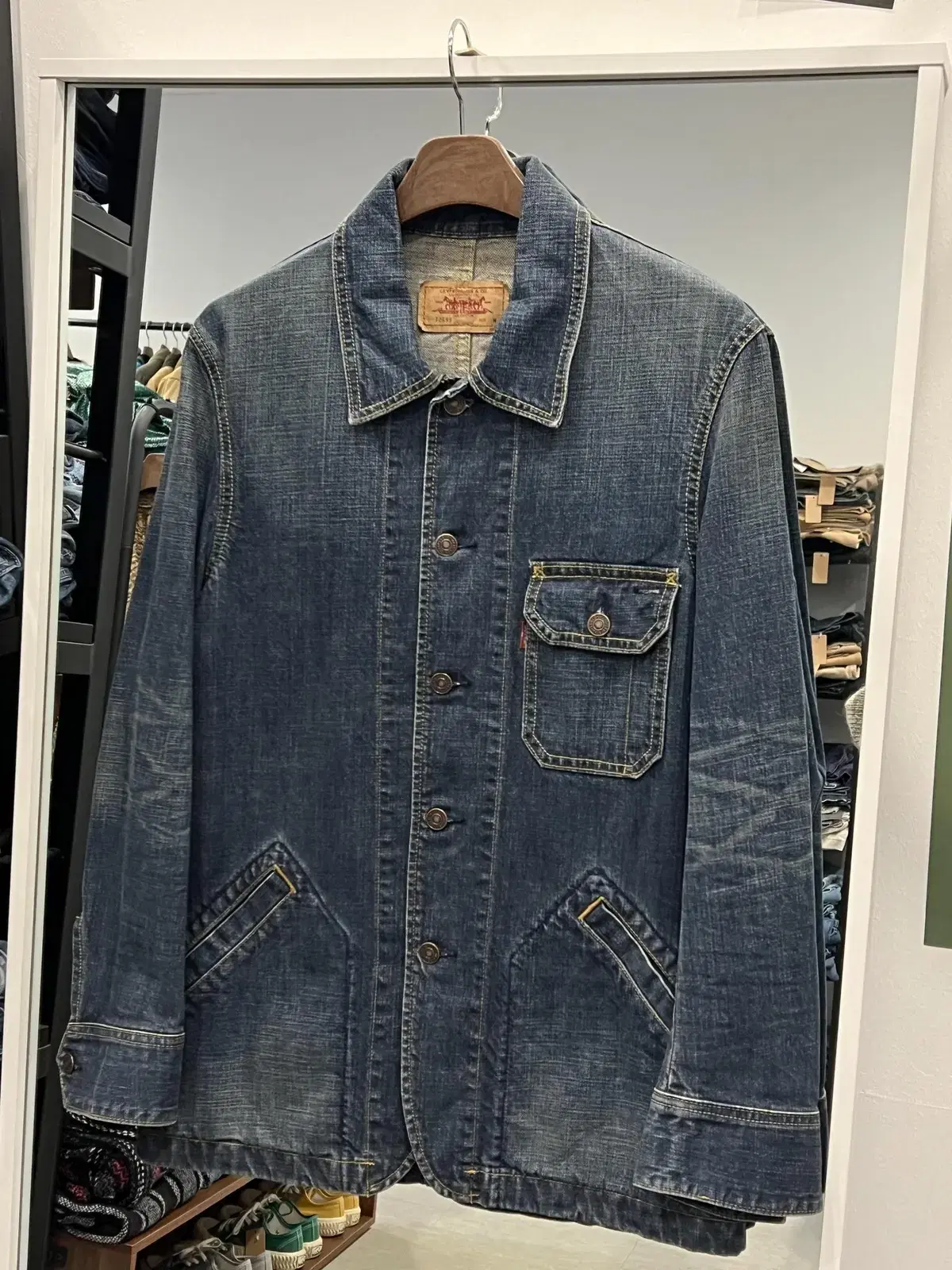 00s Levis 리바이스 70699 데님 커버올 자켓