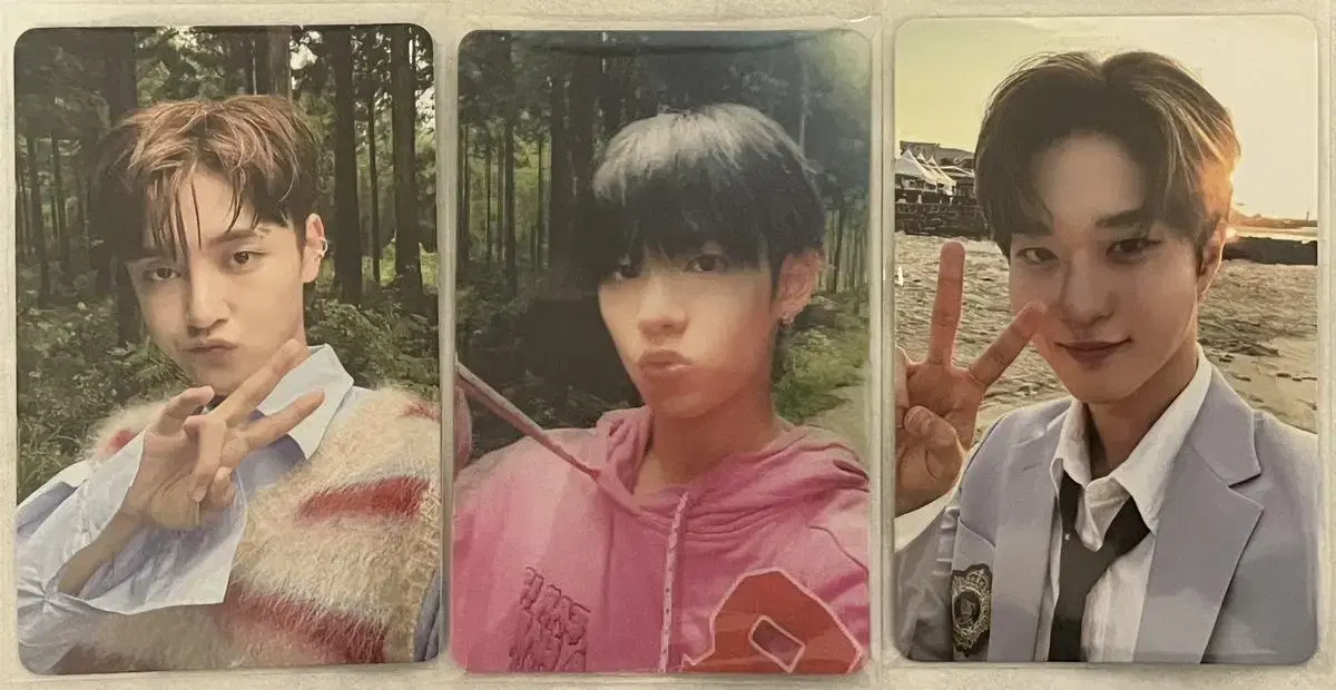 Fantasy Boys New Tomorrow album Photocard (Kang Minseo, Kim Wooseok, Hikaru)