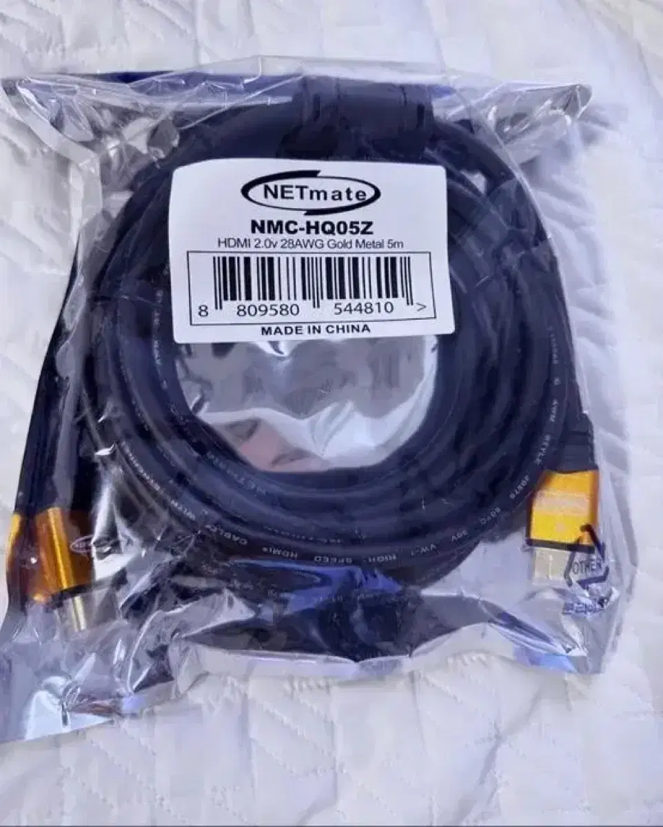 NETmate NMC-hq05z hdmi 2.0v 28AWG Gold M