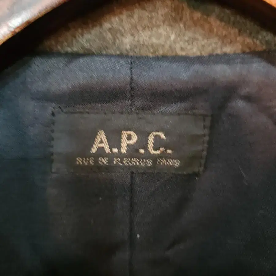 apc 아페쎄 울 알파카 혼방 더플코트