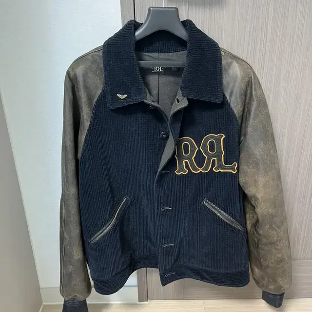 Rrl 더블알엘 코듀로이 바시티 자켓 m