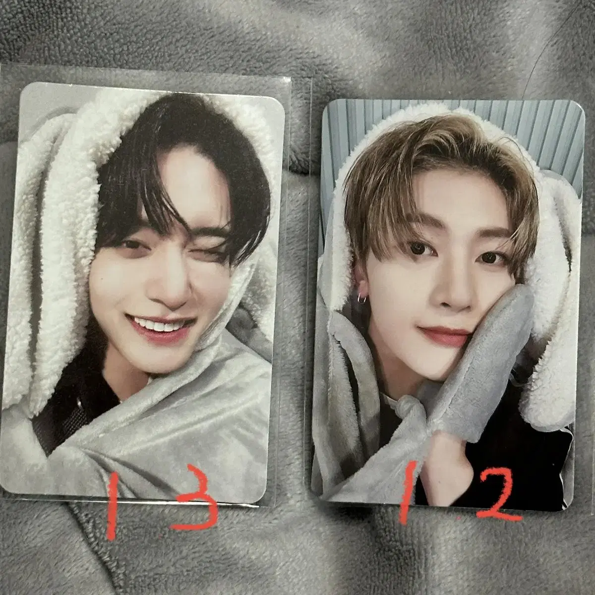 zerobaseone zb1 photocard albumphotocard unreleased photocard ballmalang bunny blanket