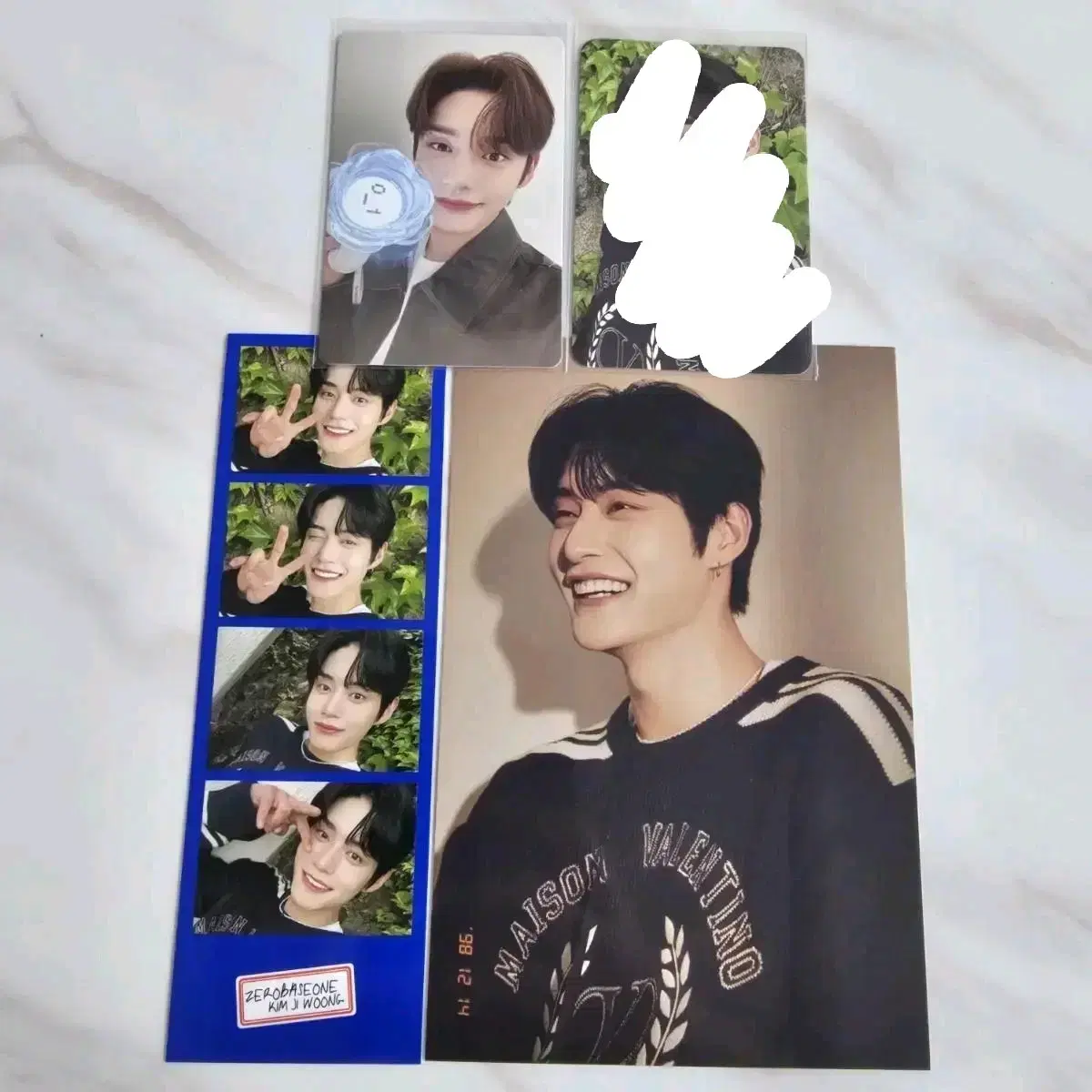 ZB1 kim jiwoong Fan Club kit lightstick photocard WTS