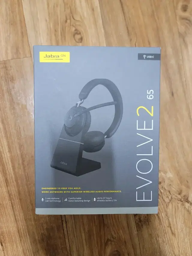 새상품 자브라 jabra evolve2 65 헤드셋