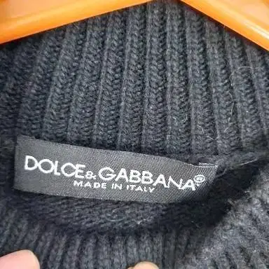 Dolce&Gabanna 돌체앤가바나 블랙 자수 롱니트