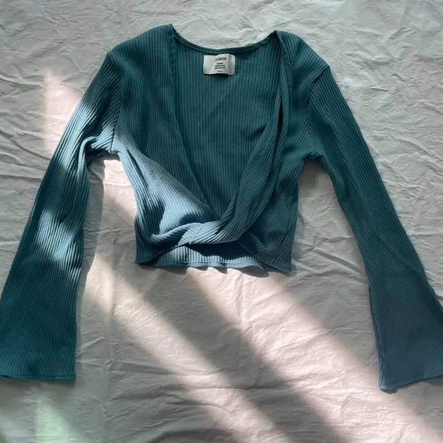 vintage mint crop top