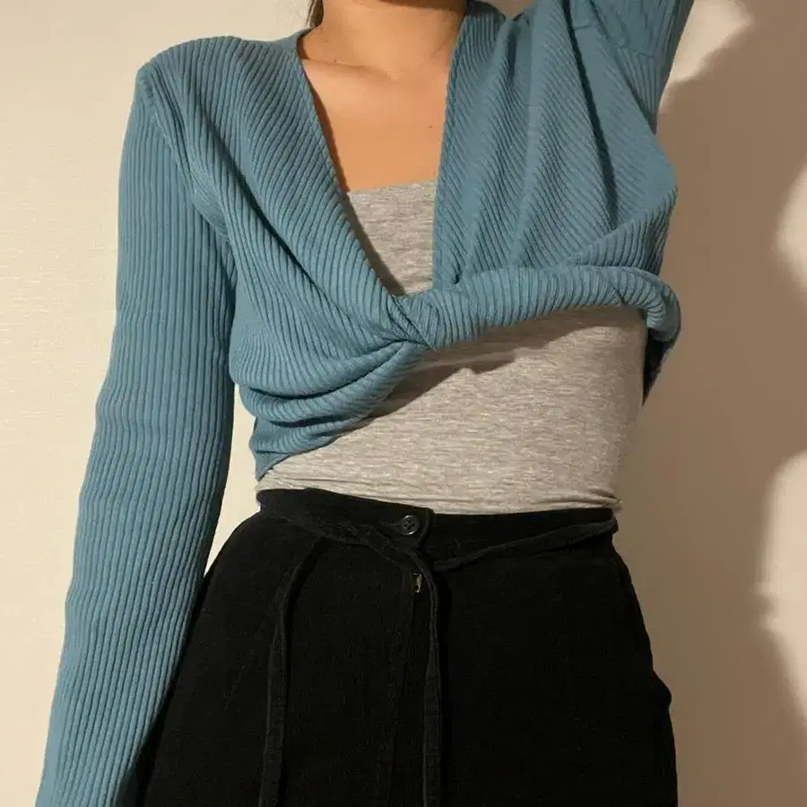 vintage mint crop top