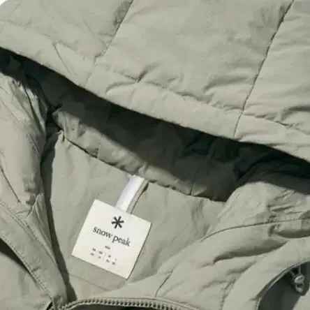 snow peak apparel 경량 후드 다운 자켓 사이즈 100