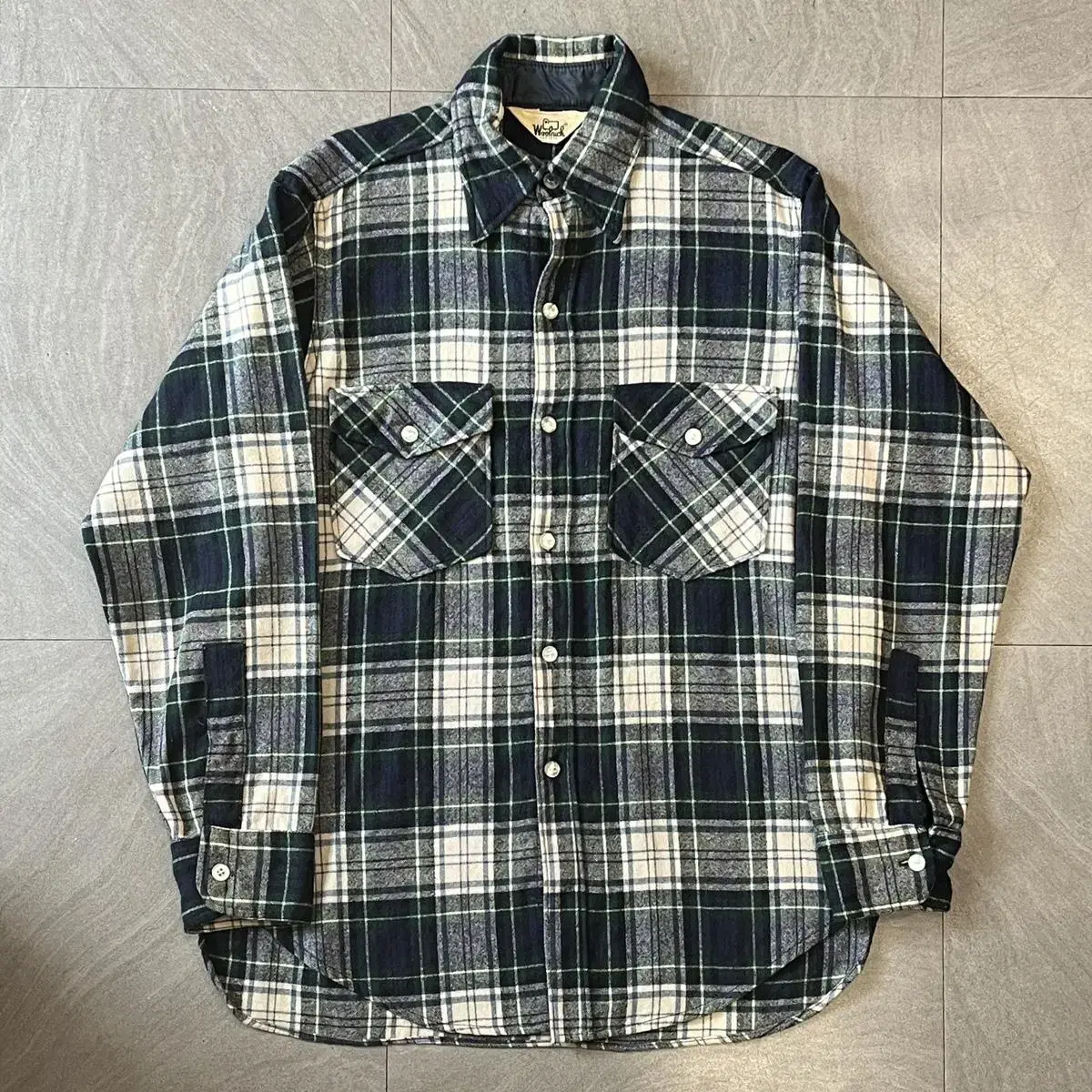 Vintage American-made Woolrich Wool Shirt from the 70s