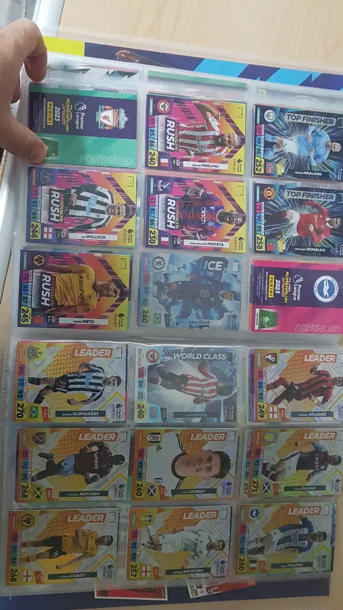 22-23 Premier League Soccer Card Set 174 EPL Cards