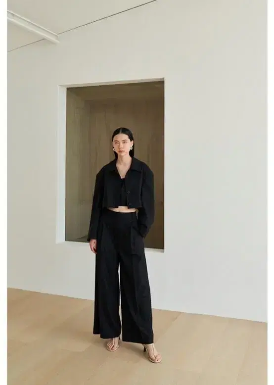 블러썸에이치컴퍼니 dun wide pants 와이드 비죠 팬츠 슬랙스