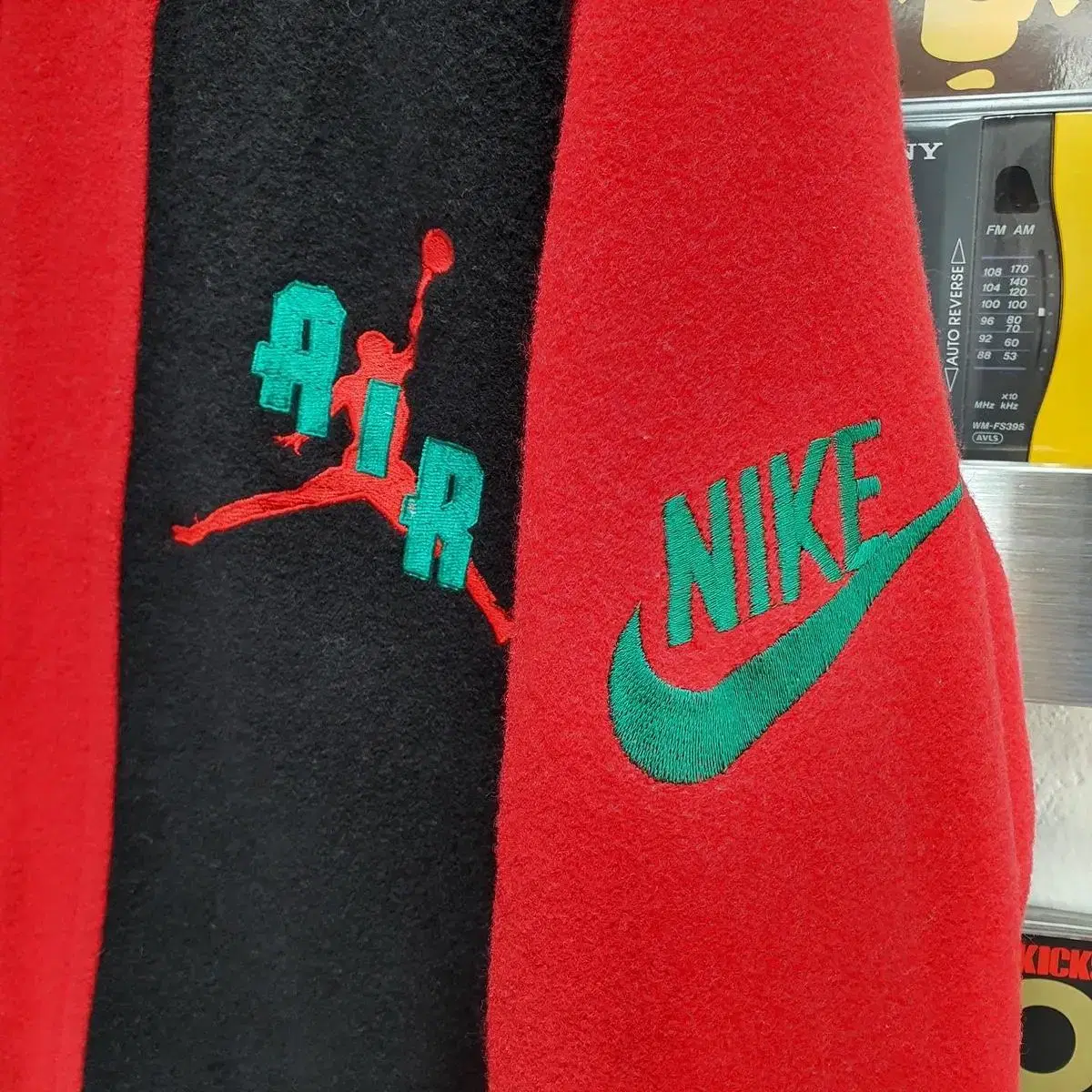 90s nike air jordan wool varsity jk 나이키