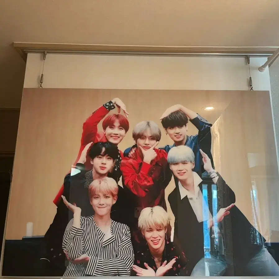 방탄소년단 방탄 단체 A1 액자 판매