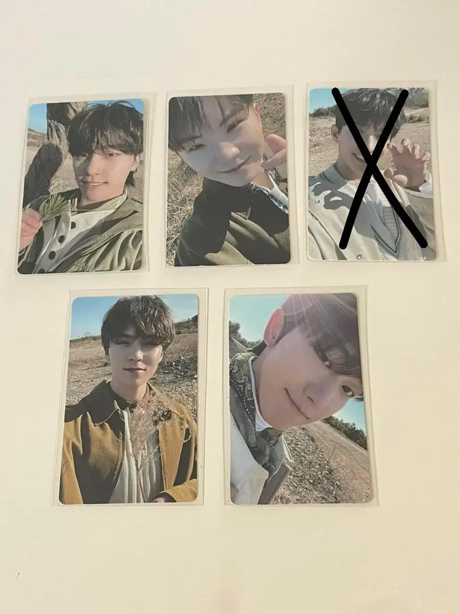 Seventeen Feathersun weverse shop pre-order benefit photocard (dino dk woozi the8 vernon)