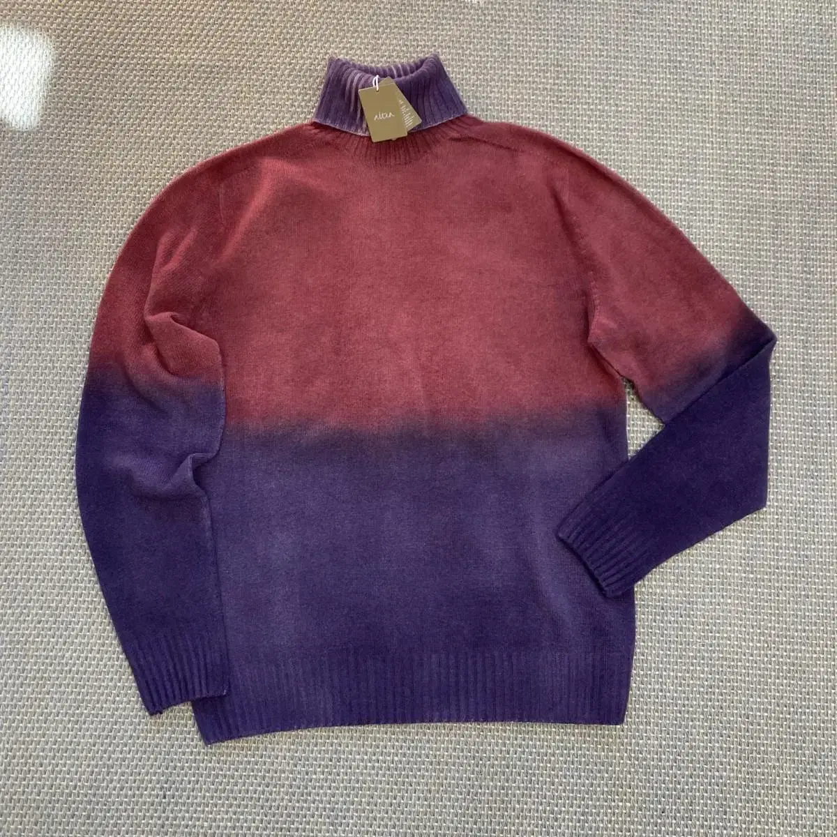 Altea Italian fine cashmere and virgin wool turtleneck knit sweater