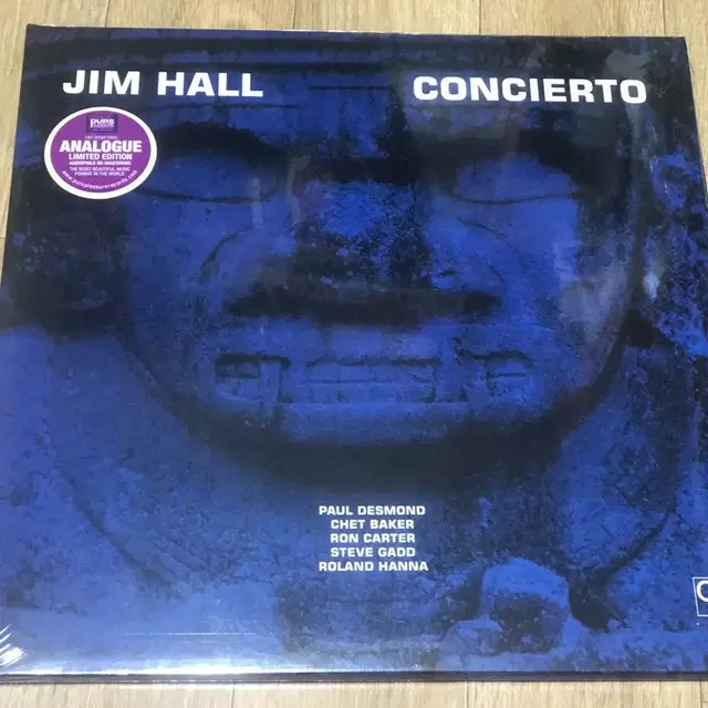 Jim Hall 짐 홀 Concierto LP 미개봉신품