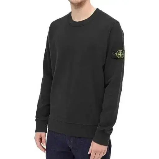 Stone Island Man to Man Black M