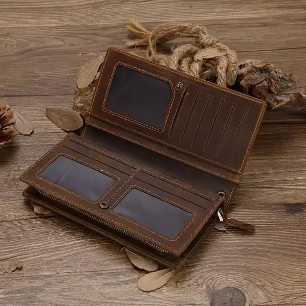 Real leather wallet (new)