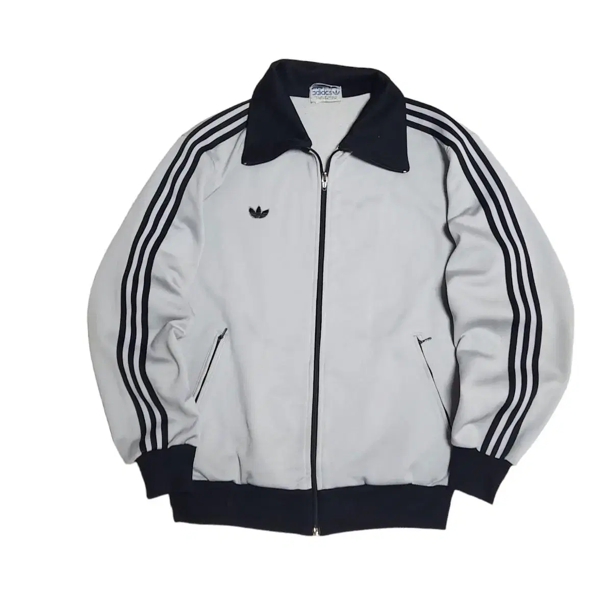 Captain Adidas Samsun Grey 80s West Germany Old School Training Jersey Jacket