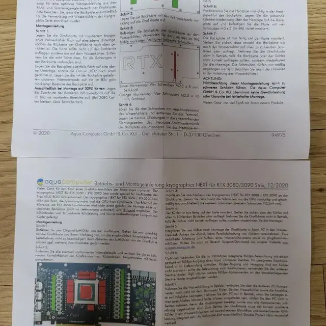 kryographics next strix 3090 워터블럭을 판매합니다