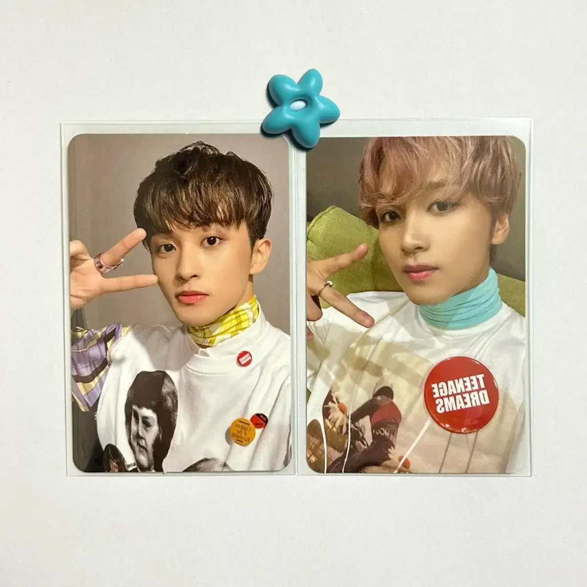 nct 127 sticker sticky mark haechan photocard