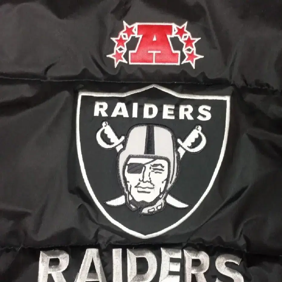 새제품급 올드스쿨 오리지날 NFL RAIDERS 레이더스 패딩 파카