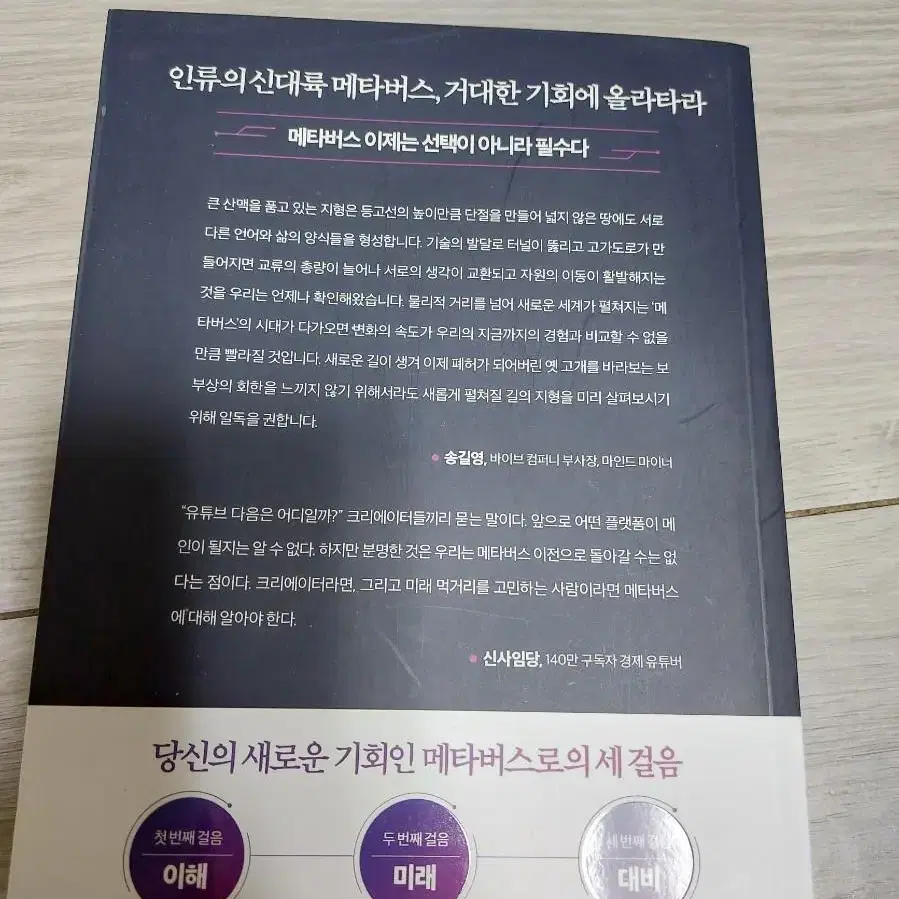 새책 메타버스 새로운 기회(디지털지구, 경제와 투자의 기준이 바뀐다)