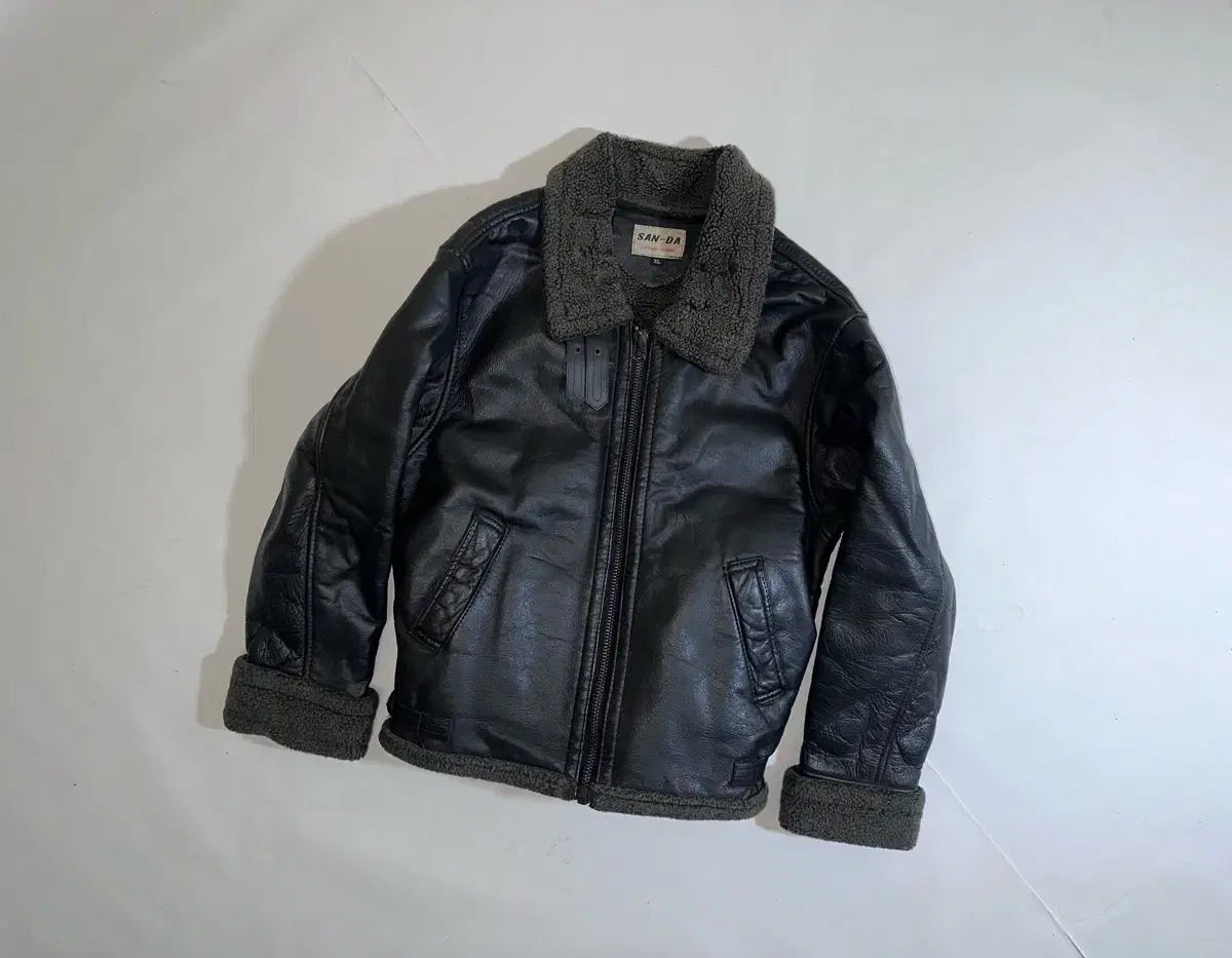 455(m-l) 가죽자켓 bomber jacket leather jacket workwear amekaji