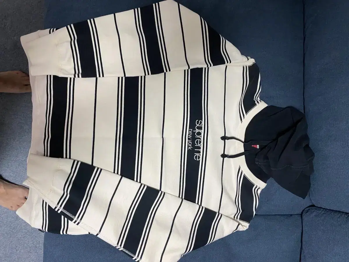 Supreme Stripe Classic Hoodie