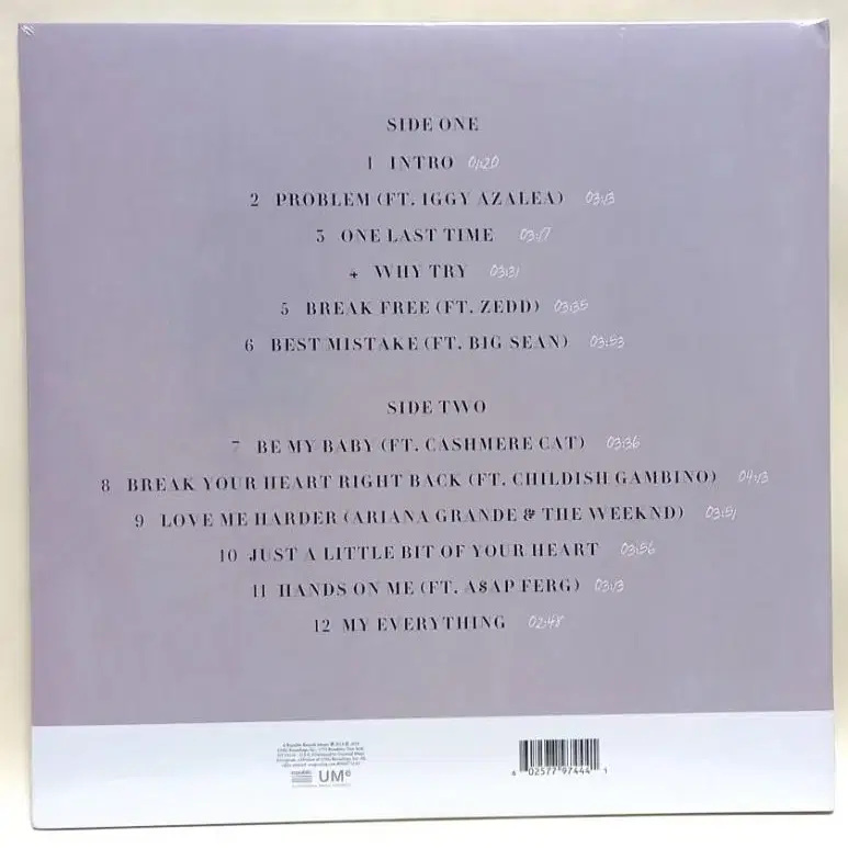 Ariana Grande 아리아나 그란데 My Everything LP