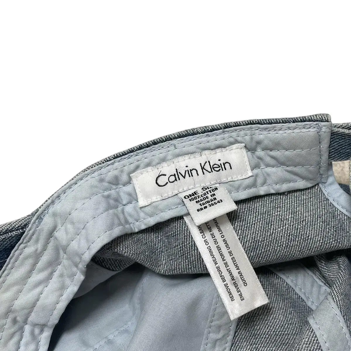 Calvin klein 캘빈클라인 데님 빈티지 볼캡