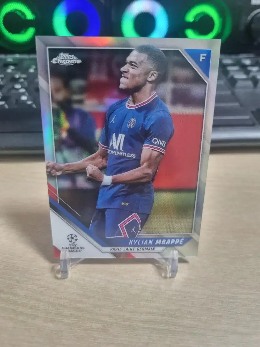 22Topskrom Paris Saint-Germain Kylian Mbappe Reflector Football Kard