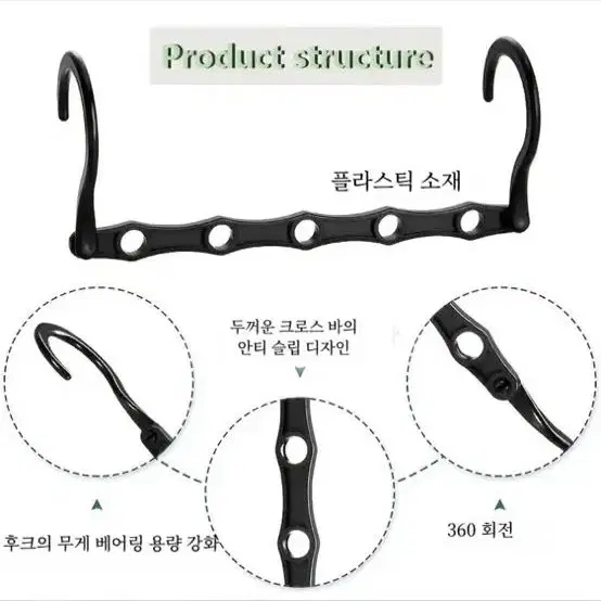 공간절약 매직 행거 다용도 옷걸이 10개세트