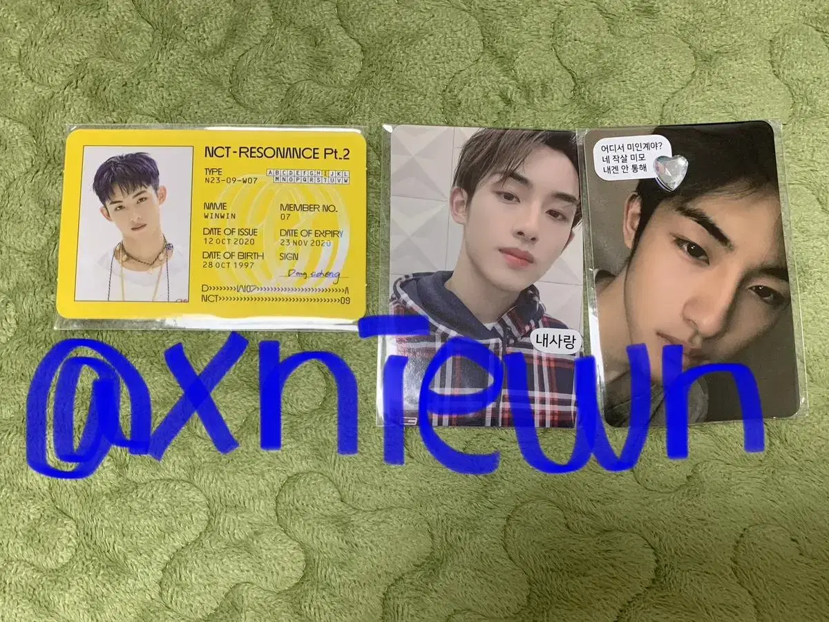 nct winwin photocard wts