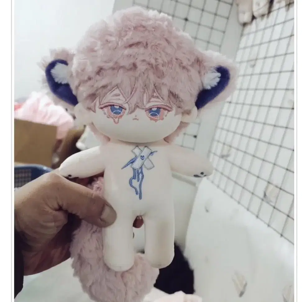 현물 무속성 20cm 솜인형 블루냐 양도