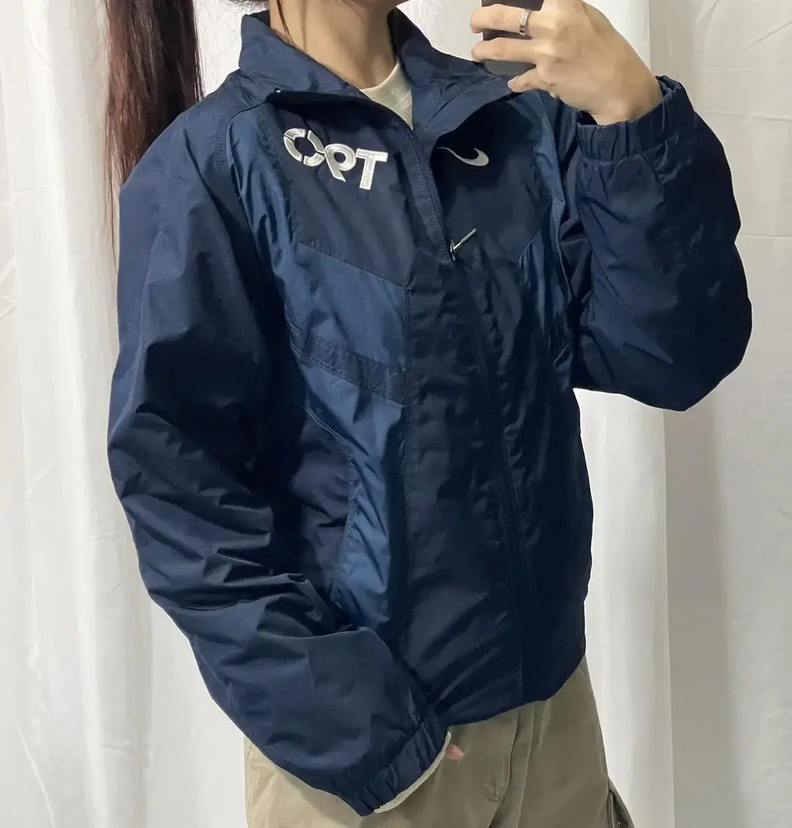 Nike T90 Navy Windbreaker L