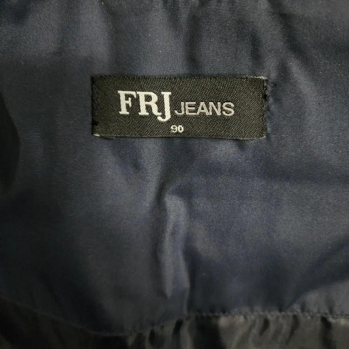 FRJ JEANS 하프패딩 (90) 네이비