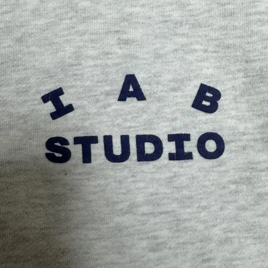 IAB STUDIO 후드 라이트 그레이 L 사이즈